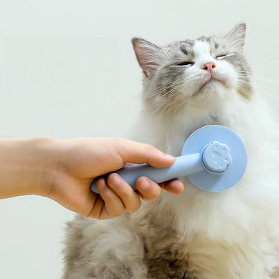Peine Removedor de Pelo para Gatos y Perros - Masaje y Limpieza Profunda