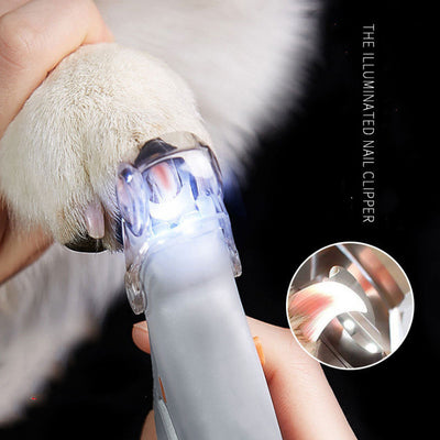 Cortaúñas para Mascotas con Luz LED - Evita Cortar la Vena