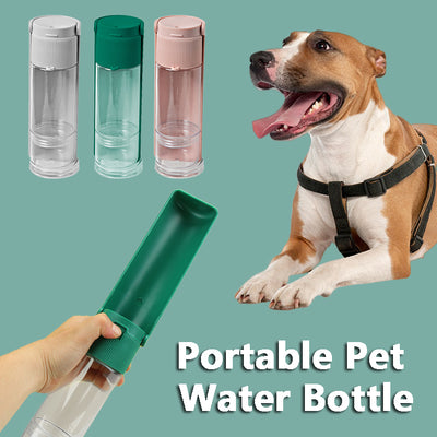 Botella de Agua Portátil para Mascotas - Comedero y Bebedero de Viaje